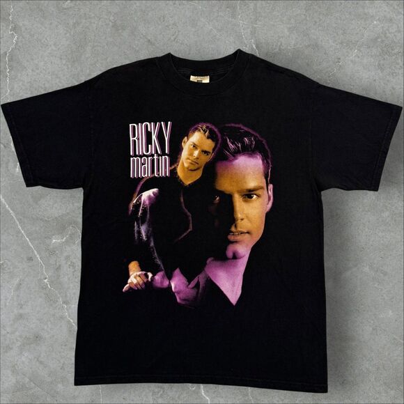 Vintage Ricky Martin Winterland Latin Rock Tour Shirt EUC! - Large - Picture 1 of 6